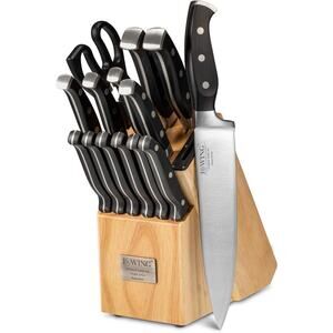Professional 15-Piece German High Carbon Stainless Steel Kitchen Knife Set